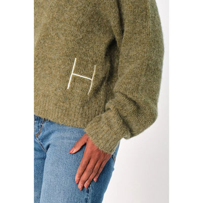Pernille Sweater - støvet grøn