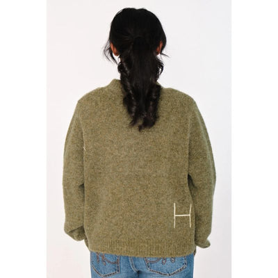 Pernille Sweater - støvet grøn