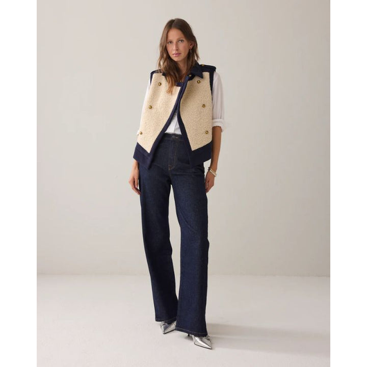 Summum Gilet Boucle Vest - Midnight Blue