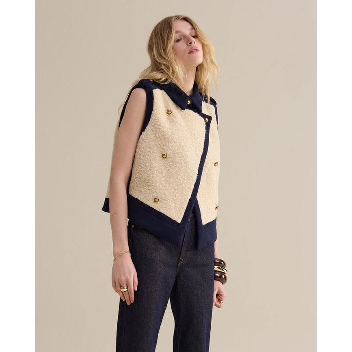 Summum Gilet Boucle Vest - Midnight Blue