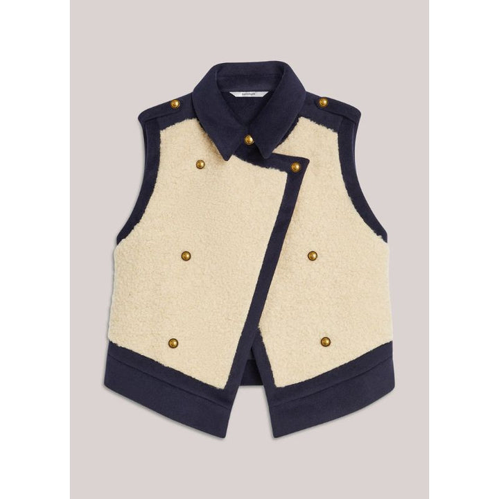Summum Gilet Boucle Vest - Midnight Blue