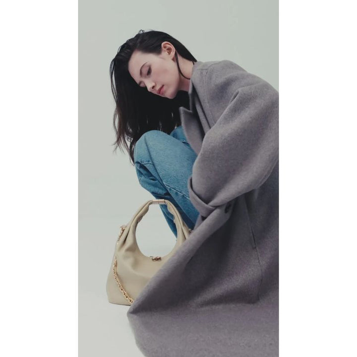 Pourchet Arche Lille Håndtaske - Beige