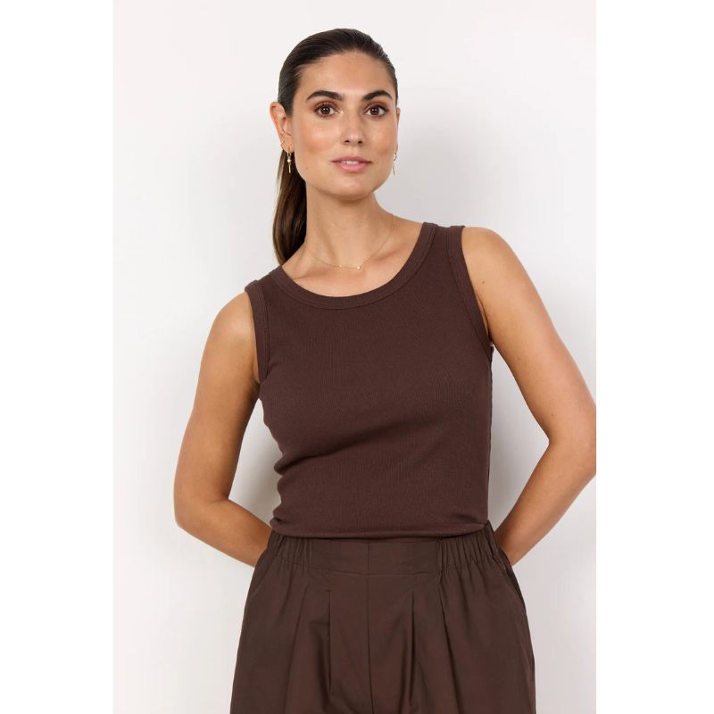 Soya Mignon Top - Mørke Brun