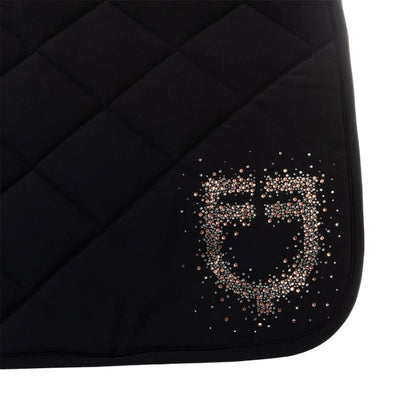 Equestro Rhinestone Logo Underlag - Sort