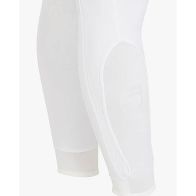 Equestro Hig Waist Full Grip Ridebukser - Hvid