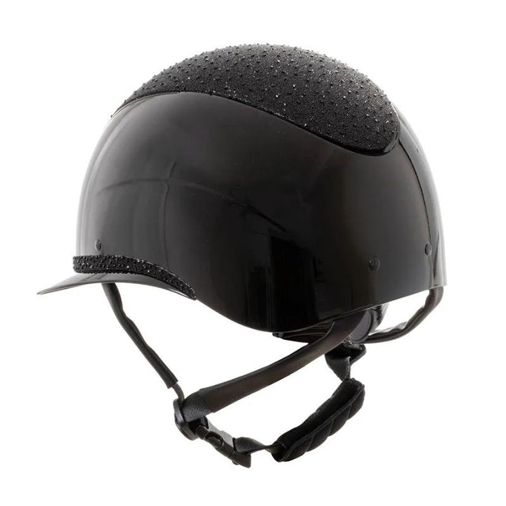Equestro Kvinde Luxury Ridehjelm - Sort