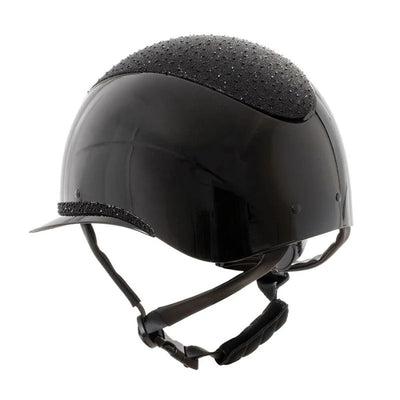 Equestro Kvinde Luxury Ridehjelm - Sort