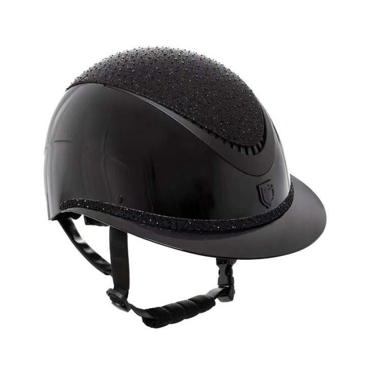 Equestro Kvinde Luxury Ridehjelm - Sort