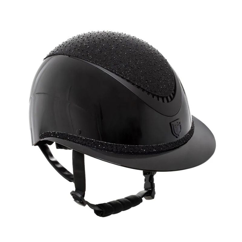 Equestro Kvinde Luxury Ridehjelm - Sort