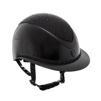 Equestro Kvinde Luxury Ridehjelm - Sort