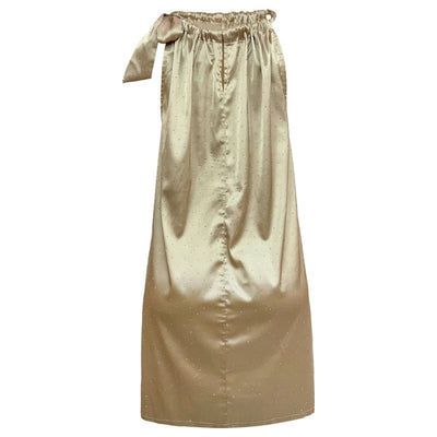 Liberte Hailey Halterneck Kjole - Champagne Diamon