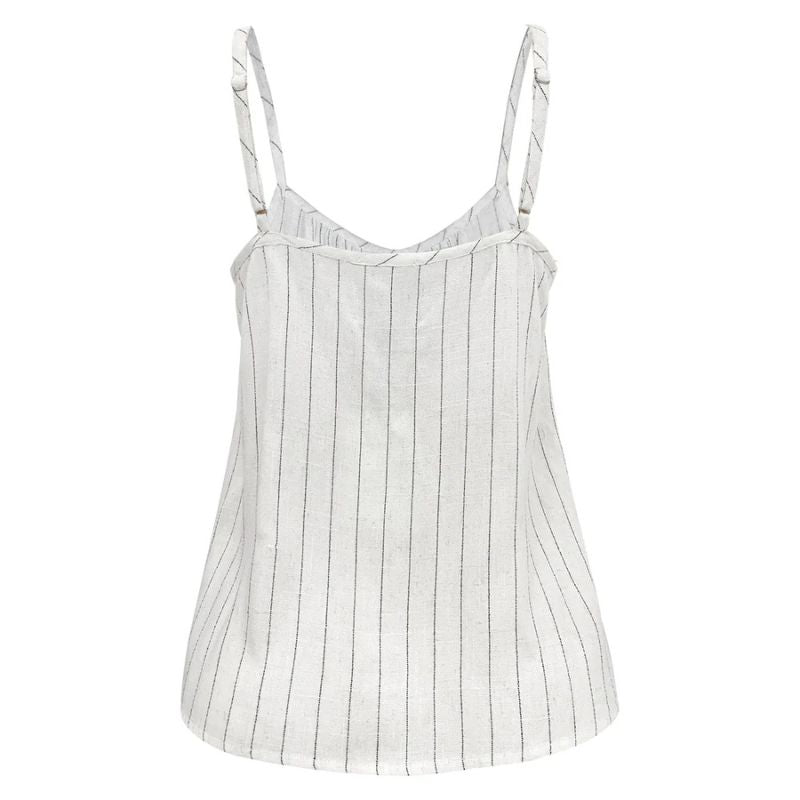 Liberte Neo Strap Top - Nature Pinstripe