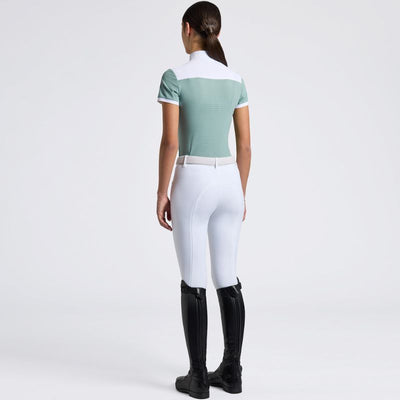 CT Perforeted Jersey Shirt - Light Teal Green