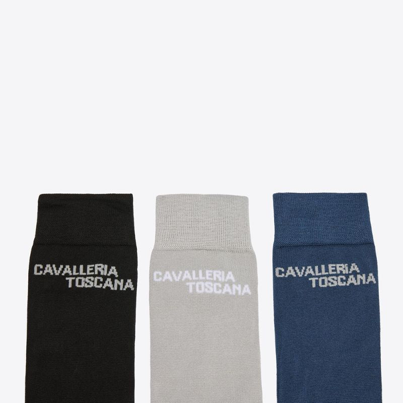 CT 3 Pak Jacquard Logo Sokker