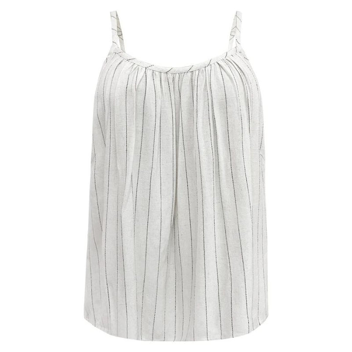 Liberte Neo Strap Top - Nature Pinstripe