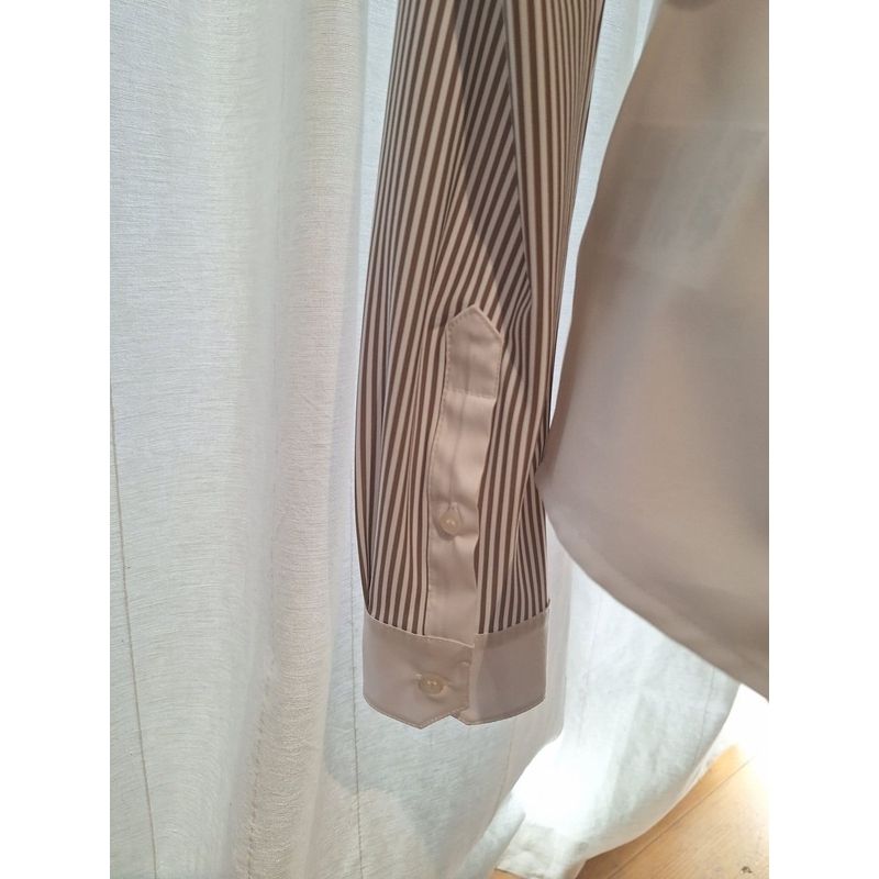 Boss Edora Ridebluse - Stribet Walnut