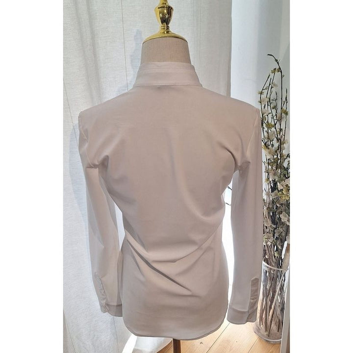 Boss Elaria Bluse - Smoking Check Hvid