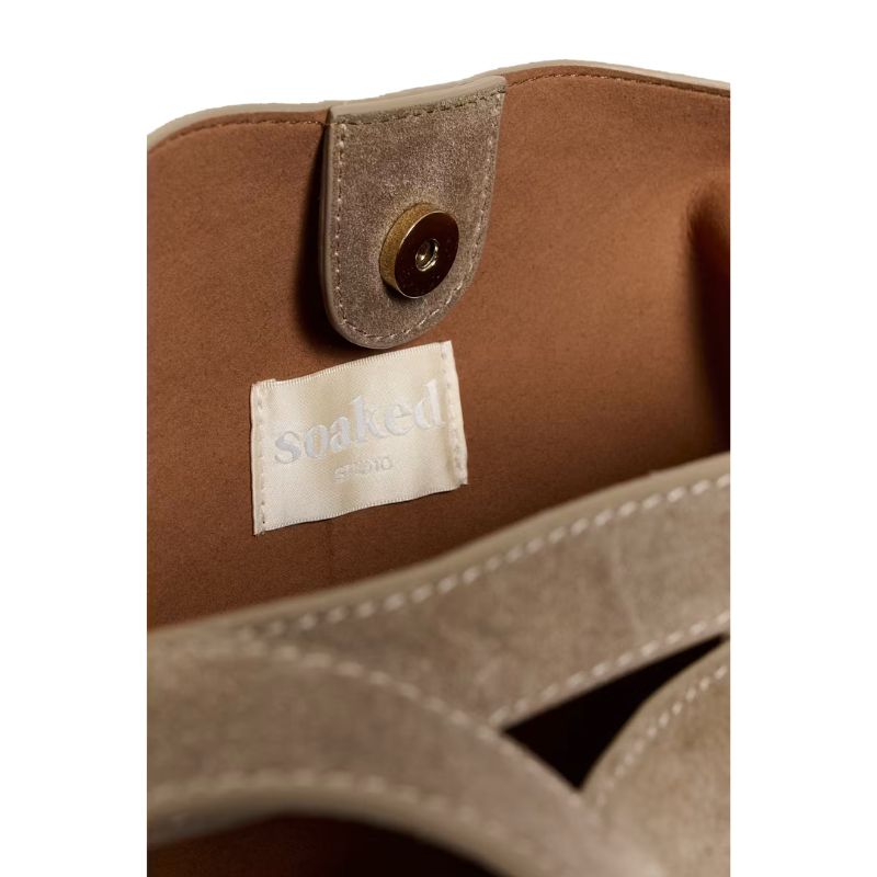 Soaked Calilje Suede Taske - Desert Taupe