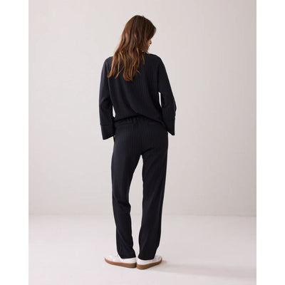 Summum Scuba Pinstripe Bukser - Sort