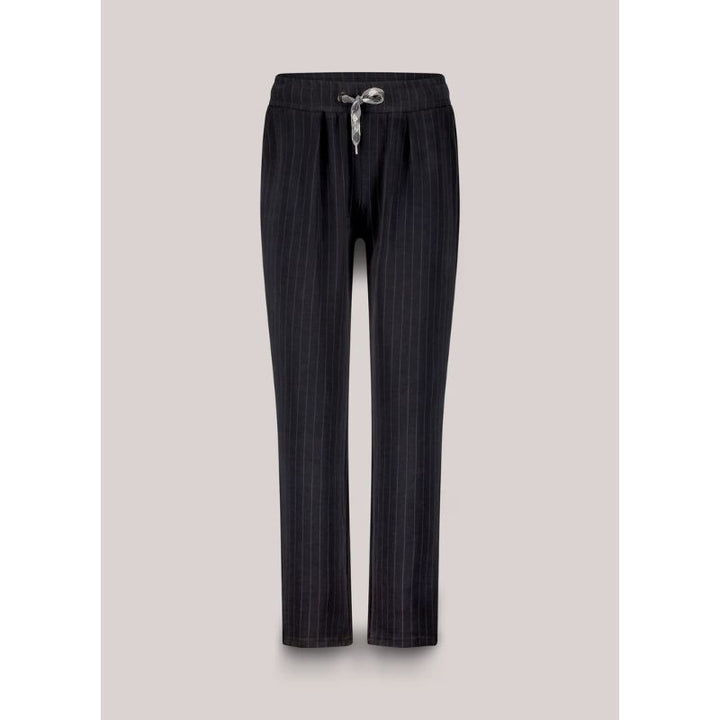 Summum Scuba Pinstripe Bukser - Sort