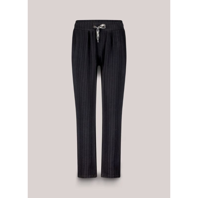 Summum Scuba Pinstripe Bukser - Sort