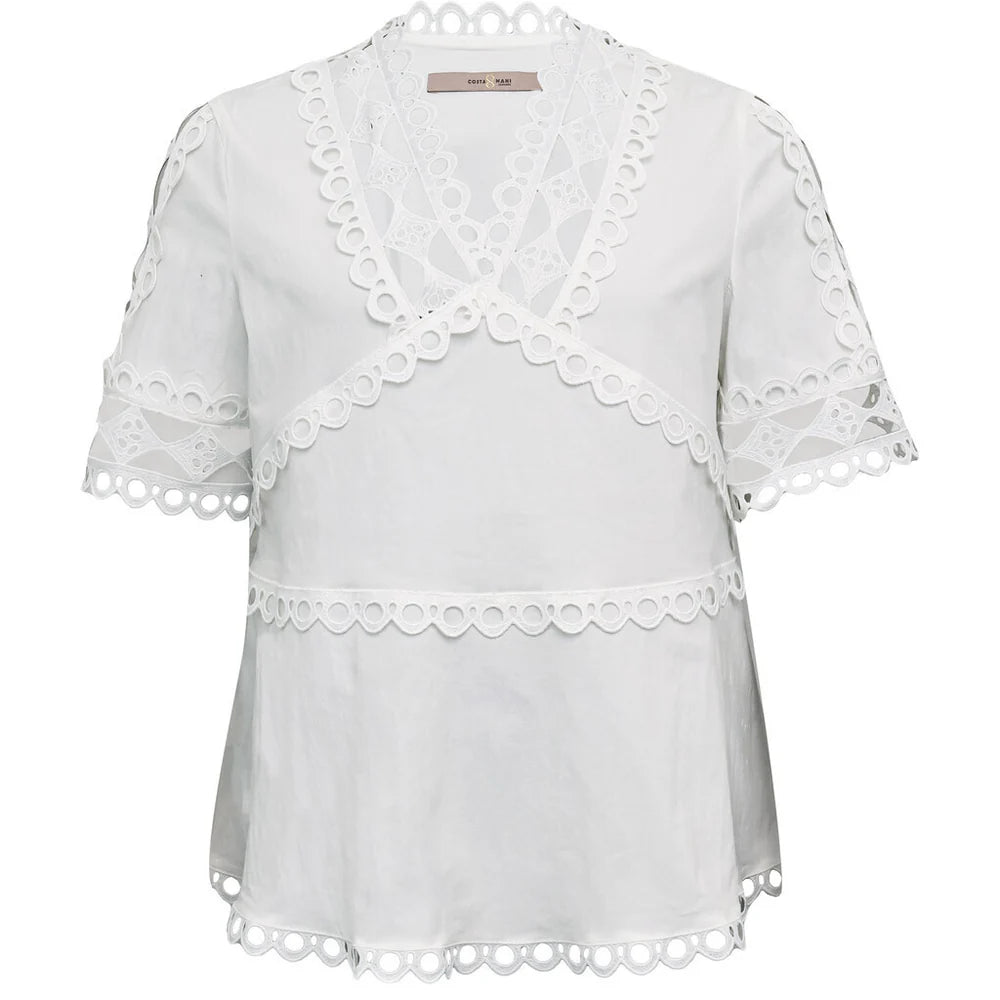 Costamani Elton Bluse - Hvid 