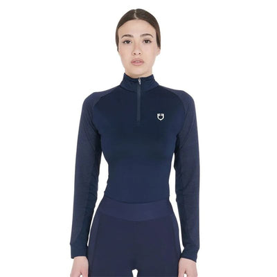 Equestro Base Layer Ridebluse - Navy, ridebluse, rideudstyr, equestro bluse, 