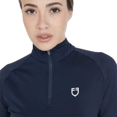 Equestro Base Layer Ridebluse - Navy, ridebluse, rideudstyr, equestro bluse, 