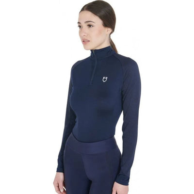 Equestro Base Layer Ridebluse - Navy, ridebluse, rideudstyr, equestro bluse, 