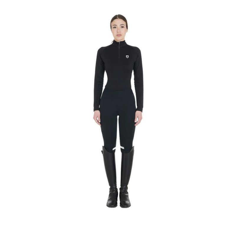 Equestro Base Layer Ridebluse - Sort, ridebluse, ridetøj, rideudstyr, til rytter, 