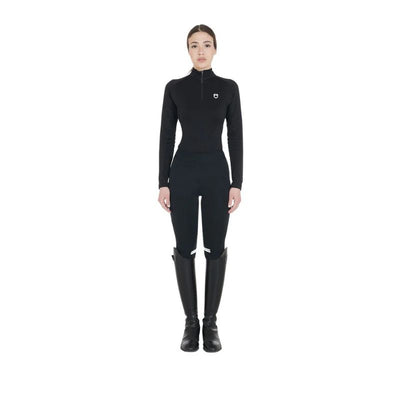 Equestro Base Layer Ridebluse - Sort, ridebluse, ridetøj, rideudstyr, til rytter, 