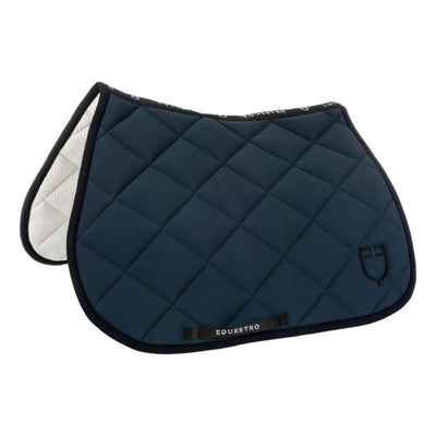 Equestro Black Line Underlag - Navy, underlag, sadelunderlag, dressurunderlag,  udstyr til heste, rideudsty, 