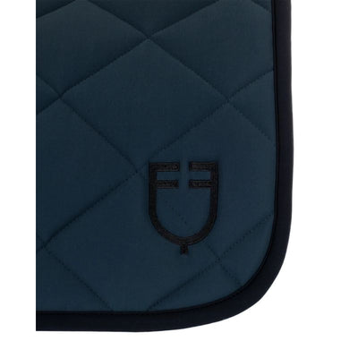Equestro Black Line Underlag - Navy, underlag, sadelunderlag, dressurunderlag,  udstyr til heste, rideudsty, 