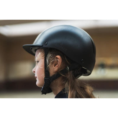 Equipage Vilma Ridehjelm - Sort, ridehjelm, ridehjelm til børn, rideudstyr, rideudstyr til rytter, 