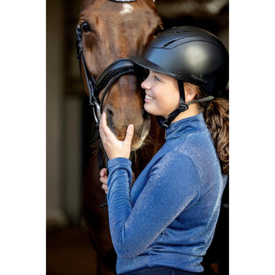 Equipage Vilma Ridehjelm - Sort, ridehjelm, ridehjelm til børn, rideudstyr, rideudstyr til rytter, 