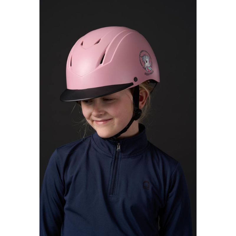 Equipage Vilma Ridehjelm - Pink, ridehjelme, sikkerhedshjelm,  sikkerhedsudstyr til rytter, rideudstyr til rytter, 