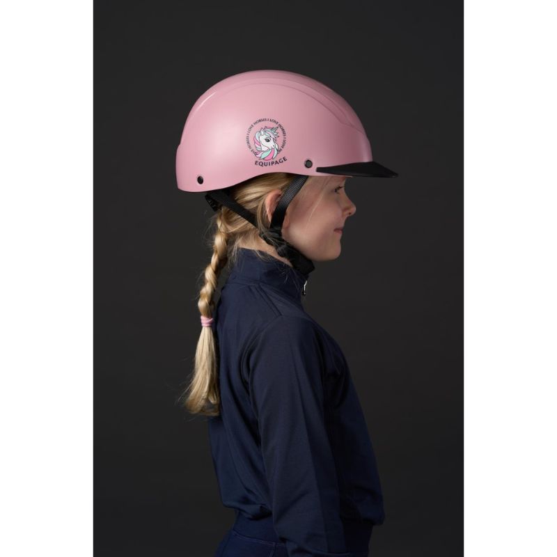 Equipage Vilma Ridehjelm - Pink, ridehjelme, sikkerhedshjelm,  sikkerhedsudstyr til rytter, rideudstyr til rytter, 
