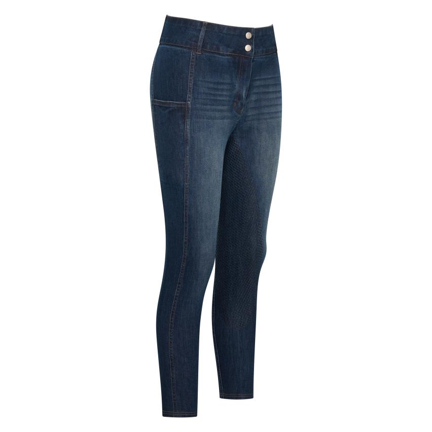Euro-Star Classic Slim Denim ridebukser - Denim