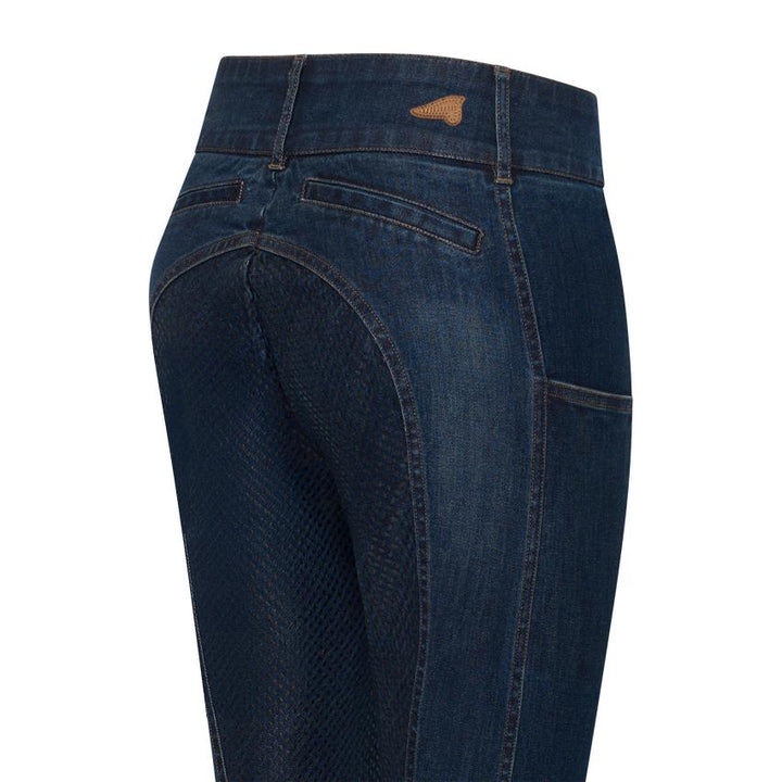 Euro-Star Classic Slim Denim ridebukser - Denim