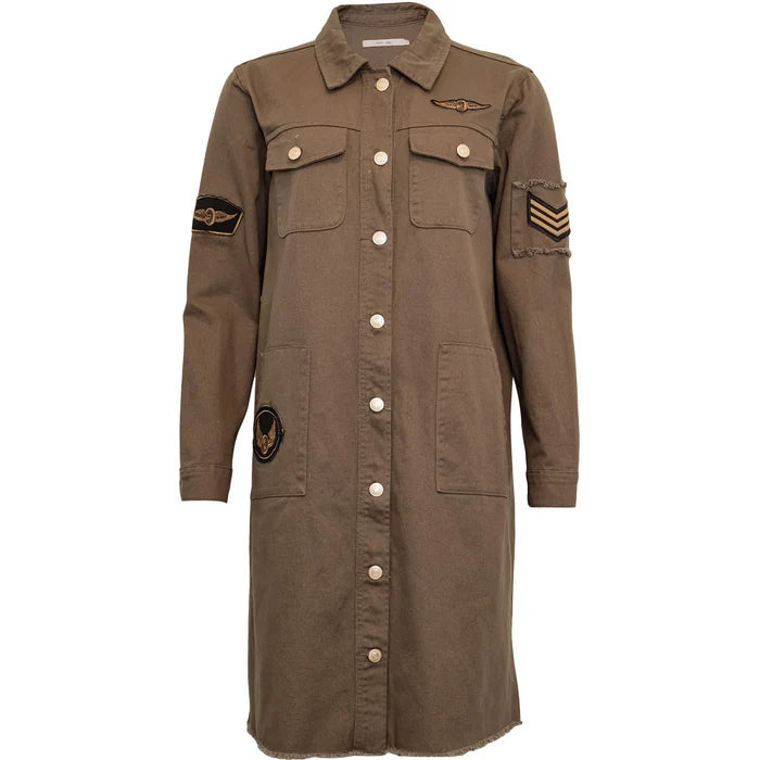 Costamani Foxy Long Jacket - Army