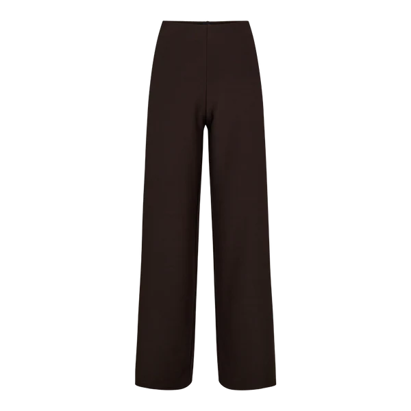 Liberté HENNE WIDE PANTS - DARK BROWN