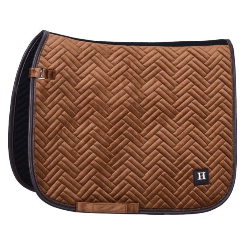 HV Polo Luxury Underlag - Leather, sadelunderlag, springunderlag, dressurunderlag, rideudstyr, udstyr til heste, 