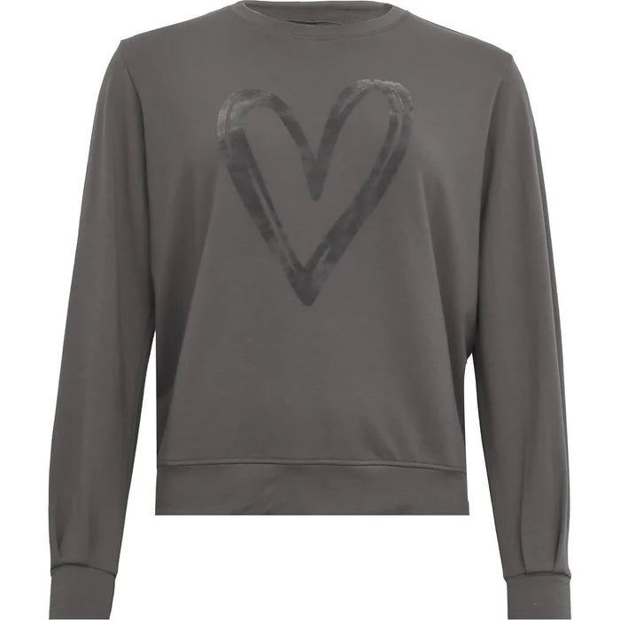 Costamani Heart Sweat - Dark grey
