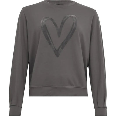 Costamani Heart Sweat - Dark grey