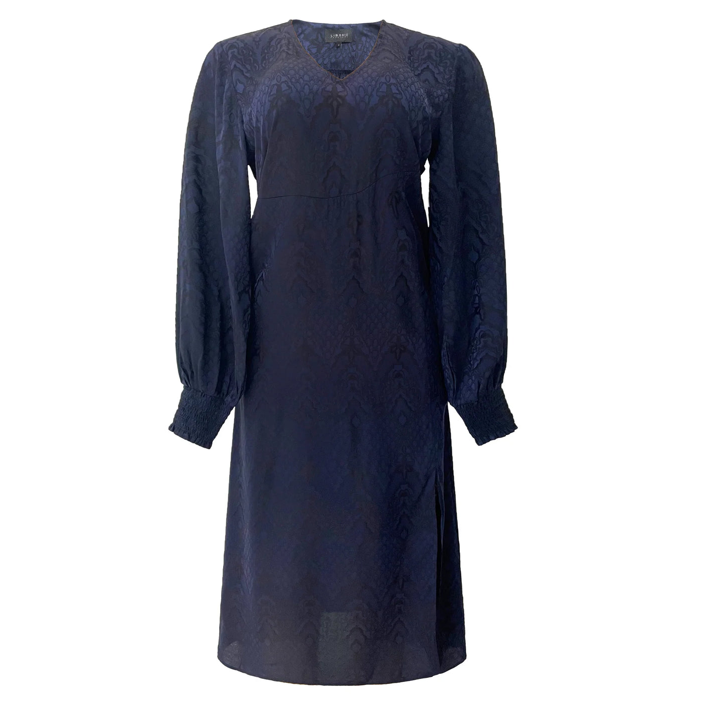 HOLLY LS DRESS - NAVY BLACK