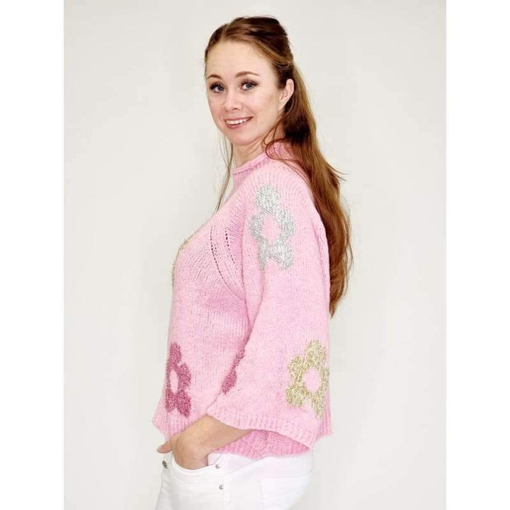 Cat &amp; Co strik med blomster