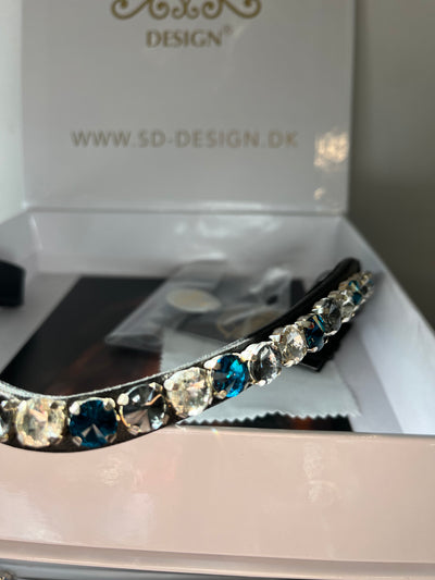 SD Design Pandebånd sølv/grå/blå