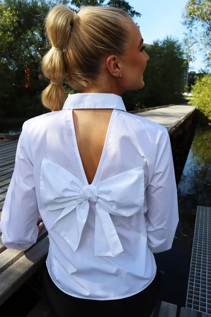 Liberté Bow Shirt - Hvid