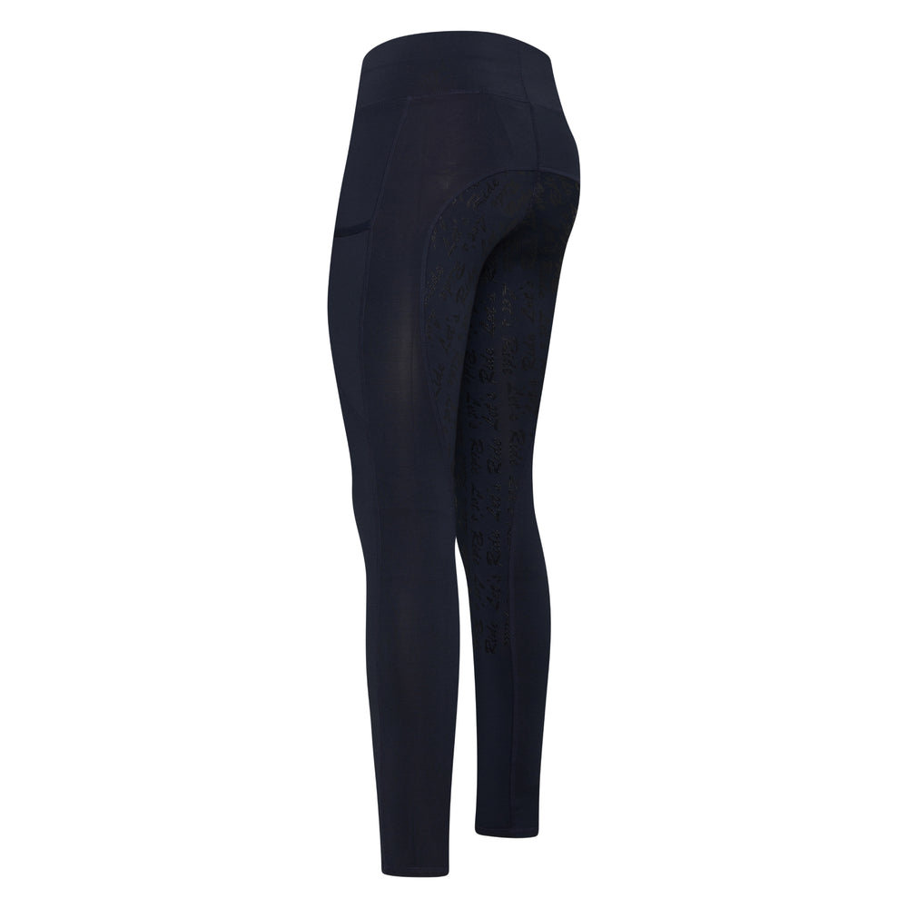Easy Riders Kids tights i sort bagside
