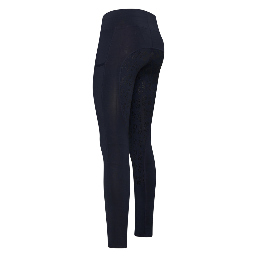 Easy Riders Kids tights i sort bagside